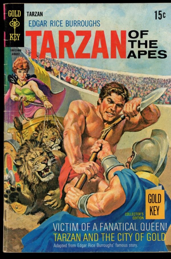 Tarzan - #186 - 08/69 - 4.0 - Gold Key