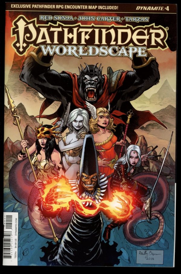 Pathfinder Worldscape - #4 – CVR A - -/17 - 9.4 - Dynamite