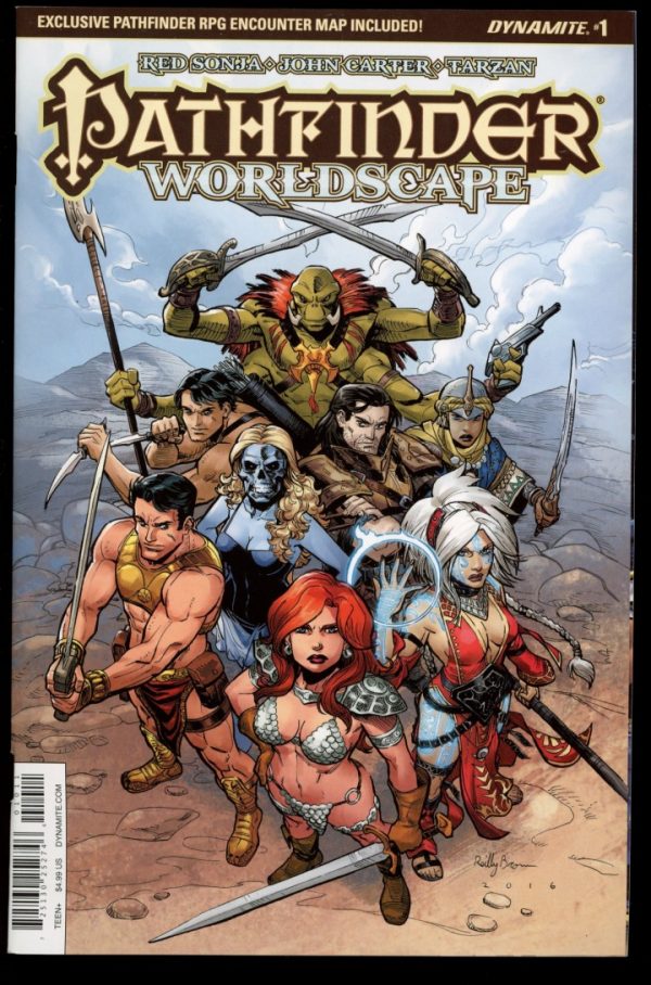 Pathfinder Worldscape - #1 – CVR A - -/16 - 9.4 - Dynamite