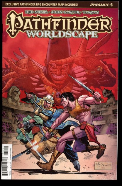 Pathfinder Worldscape - #3 – CVR A - -/16 - 9.4 - Dynamite