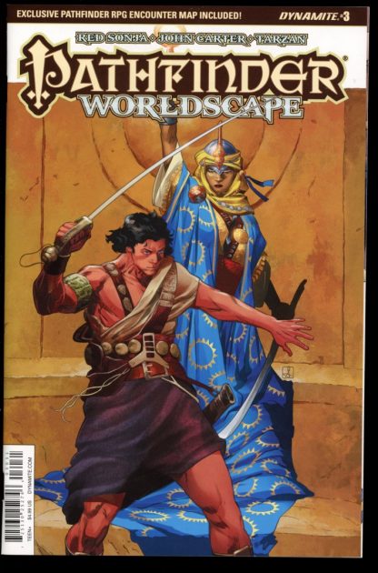 Pathfinder Worldscape - #3 – CVR C - -/16 - 9.4 - Dynamite