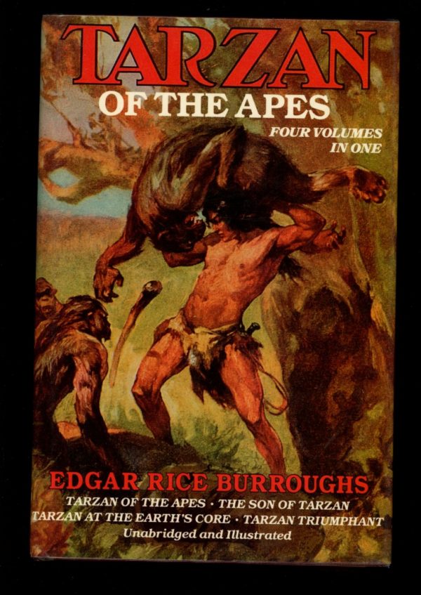 Tarzan Of The Apes: Four Volumes In One - 1st Print - -/88 - VG/VG - Avenel