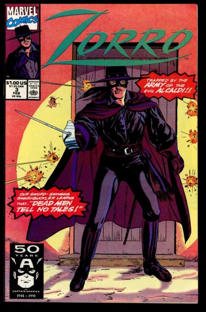 ZORRO - #3 - 02/91 - 9.4 - Marvel