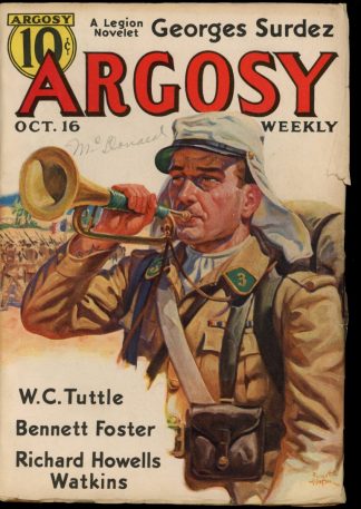 Argosy - 10/16/37 - 10/16/37 - FN - Munsey