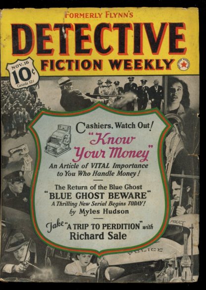 Detective Fiction Weekly - 11/16/40 - 11/16/40 - VG - Munsey