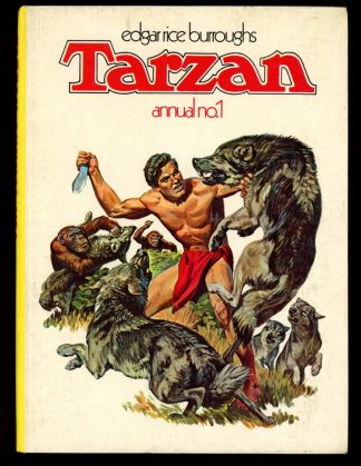 Edgar Rice Burroughs' Tarzan Annual [BRITISH] - #1 - -/72 - VG - Brown Watson