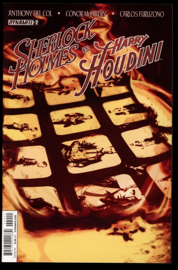Sherlock Holmes Vs Harry Houdini - #2 – MAIN CVR - 11/14 - 9.6 - Dynamite