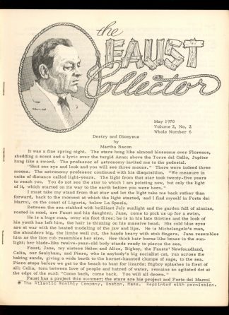 Faust Collector - #6 - 05/70 - FN - William J. Clark