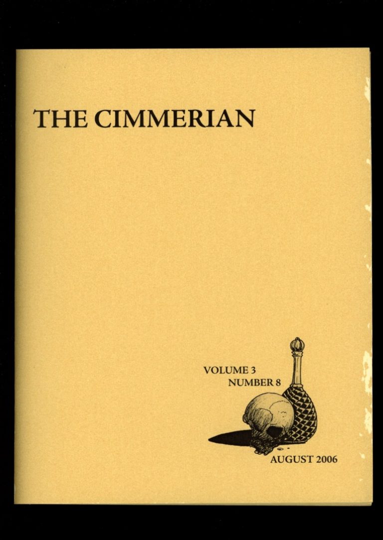 Cimmerian - #19 - #107 OF 250 - 08/06 - G-VG - Leo Grin
