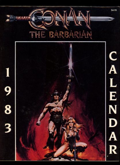 Conan The Barbarian 1983 Calendar - 1983 - -/83 - VG-FN - Curtis Circulation
