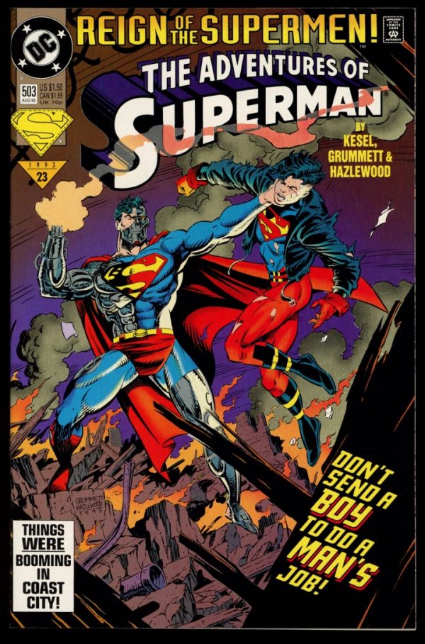 Adventures Of Superman - #503 - 08/93 - 9.4 - DC