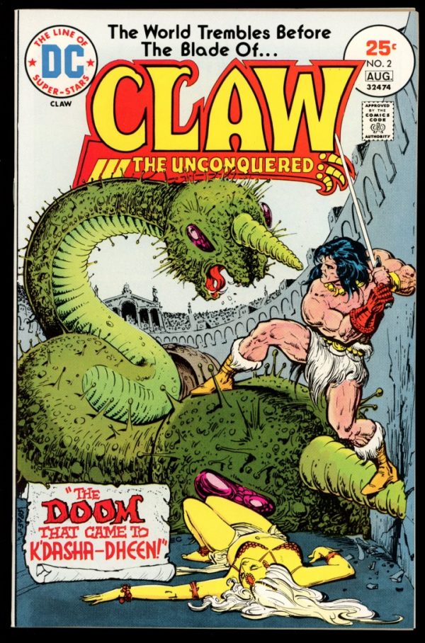 Claw The Unconquered - #2 - 08/75 - 9.2 - DC