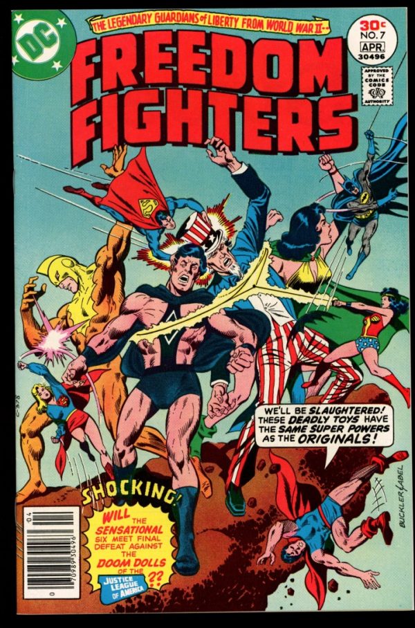 Freedom Fighters - #7 - 04/77 - 9.4 - DC