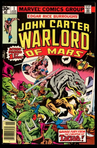 John Carter Warlord Of Mars - #1 - 06/77 - 9.4 - Marvel