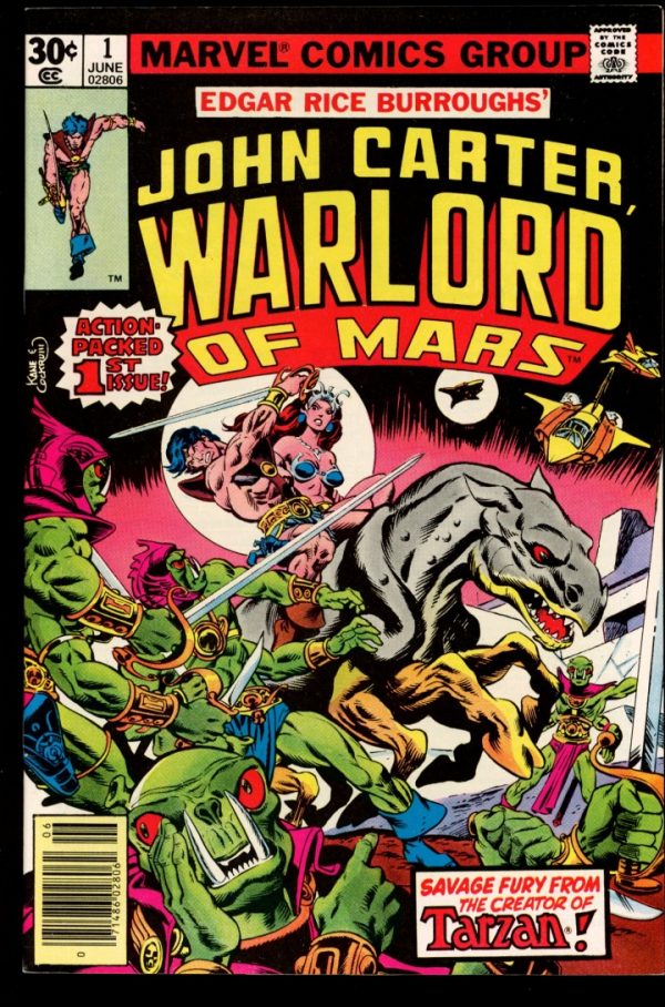 John Carter Warlord Of Mars - #1 - 06/77 - 9.6 - Marvel