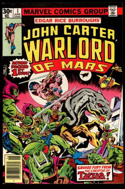 John Carter Warlord Of Mars - #1 - 06/77 - 9.4 - Marvel