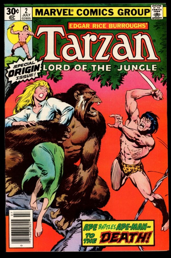 Tarzan - #2 - 07/77 - 9.2 - Marvel