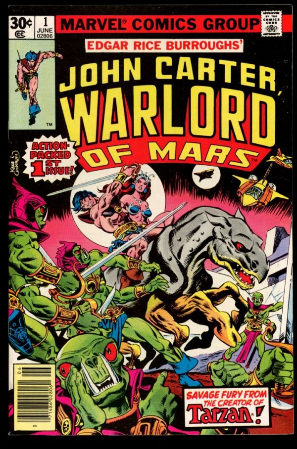 John Carter Warlord Of Mars - #1 - 06/77 - 9.4 - Marvel