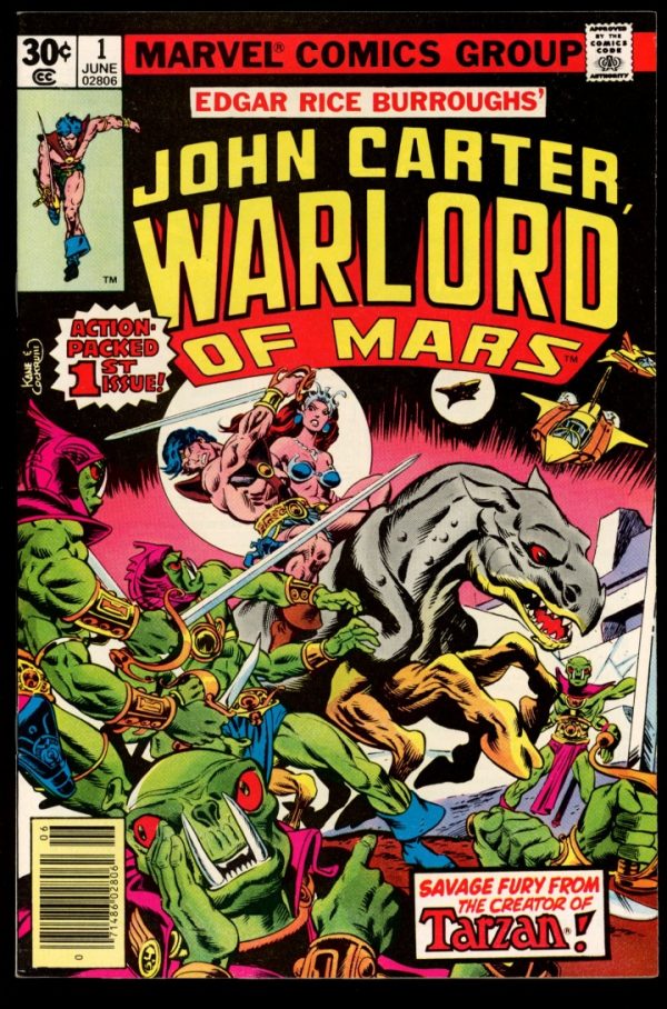 John Carter Warlord Of Mars - #1 - 06/77 - 9.4 - Marvel