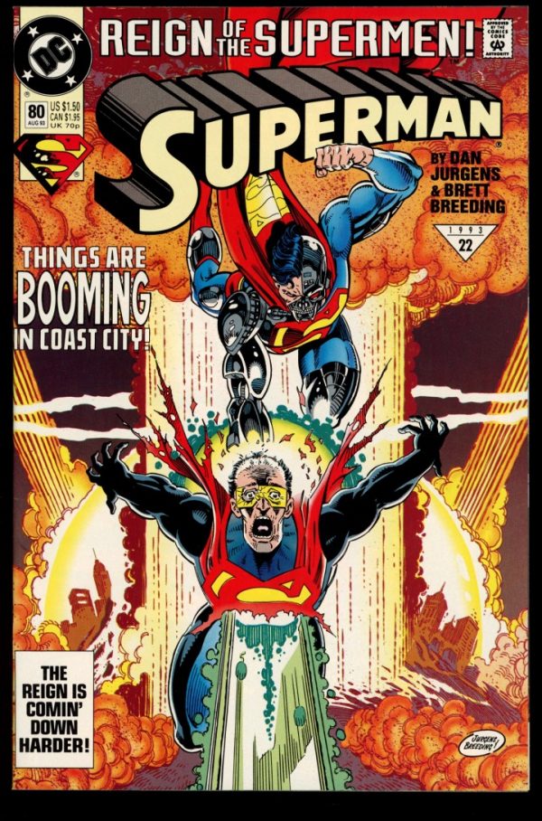 Superman - #80 - 08/93 - 9.4 - DC