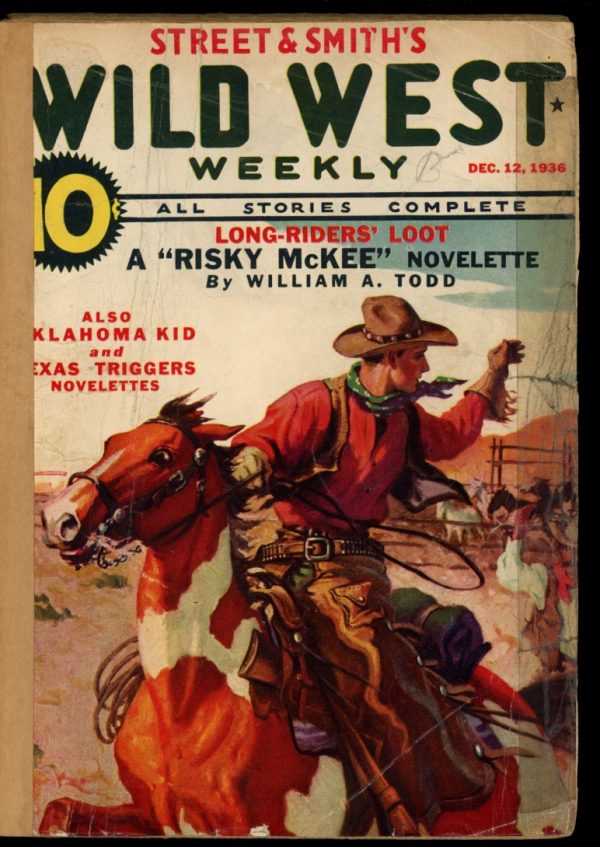 Wild West Weekly - 12/12/36 - Condition: FA - Street & Smith