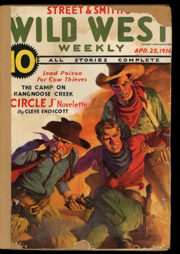 Wild West Weekly - 04/25/36 - Condition: FA - Street & Smith
