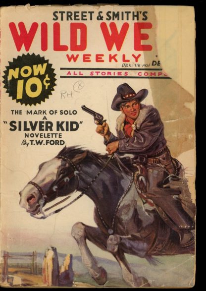 Wild West Weekly - 12/28/35 - Condition: FA-G - Street & Smith