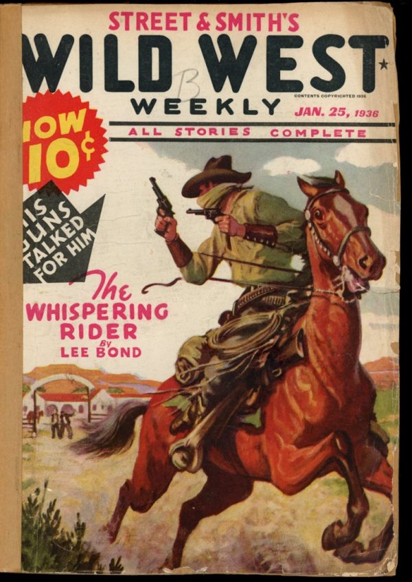 Wild West Weekly - 01/25/36 - Condition: FA - Street & Smith