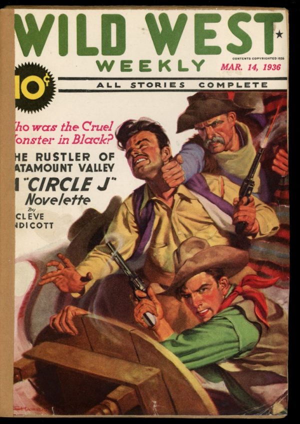 Wild West Weekly - 03/14/36 - Condition: FA - Street & Smith