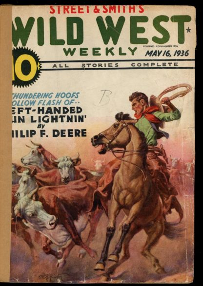 Wild West Weekly - 05/16/36 - Condition: FA - Street & Smith