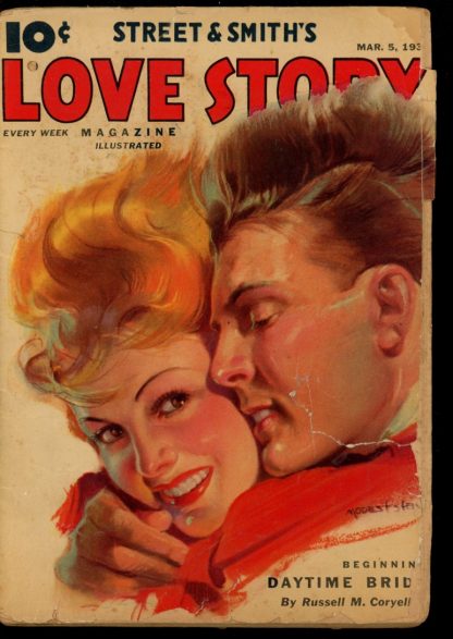 Love Story Magazine - 03/05/38 - Condition: G - Street & Smith
