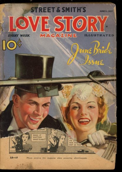 Love Story Magazine - 06/05/37 - Condition: FA-G - Street & Smith