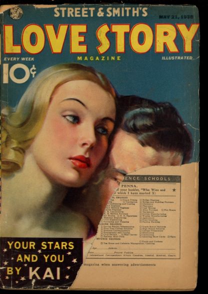 Love Story Magazine - 05/21/38 - Condition: G - Street & Smith
