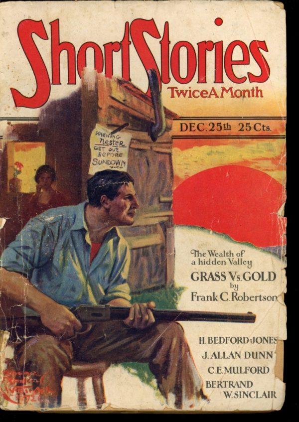 Short Stories - 12/25/26 - Condition: G-VG - Doubleday