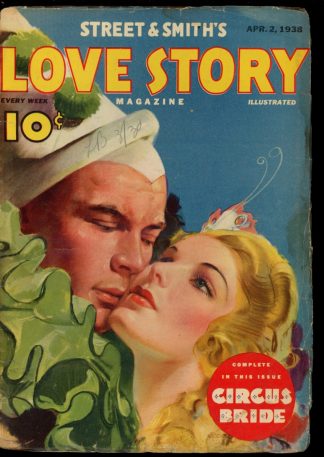 Love Story Magazine - 04/02/38 - Condition: G - Street & Smith
