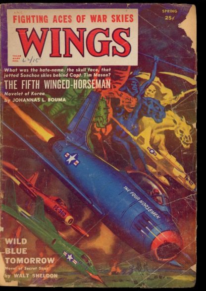 Wings - SPRING/52 - Condition: G-VG - Fiction House