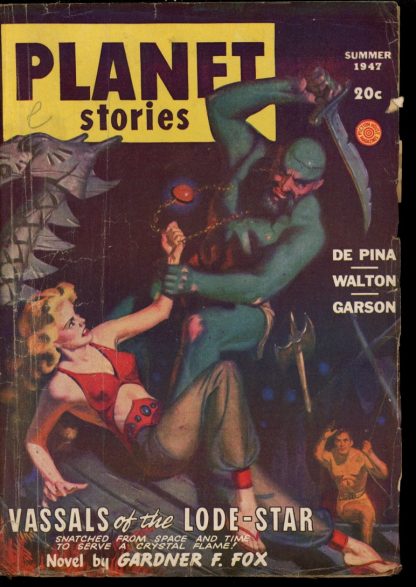 Planet Stories - SUMMER/47 - Condition: G-VG - Fiction House