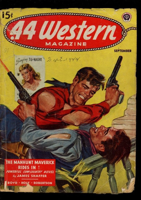 Forty-Four Western Magazine - 09/44 - Condition: G-VG - Popular