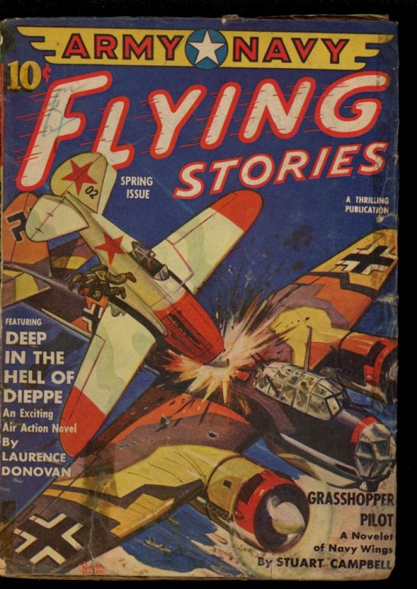 Army Navy Flying Stories - SPRING/43 - Condition: G - Thrilling