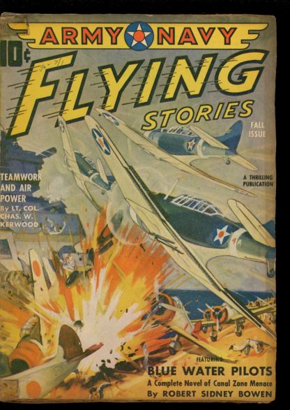 Army Navy Flying Stories - FALL/42 - Condition: G - Thrilling