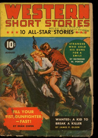 Western Short Stories - 08/42 - Condition: G - Red Circle