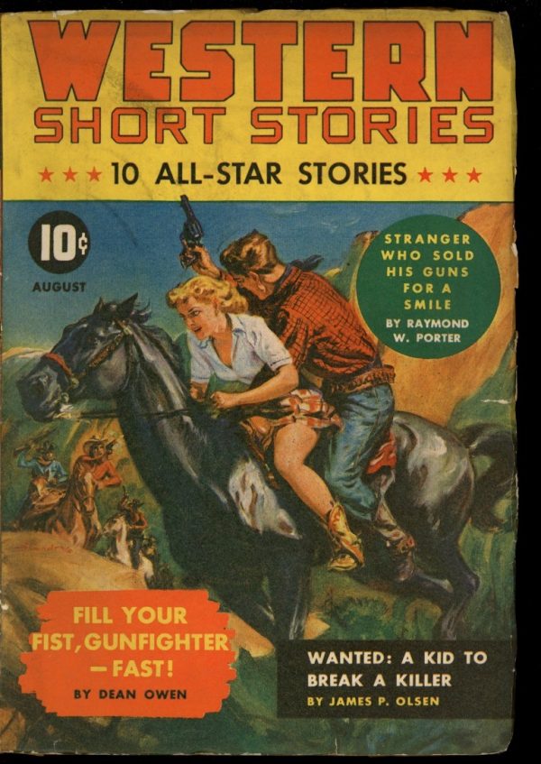Western Short Stories - 08/42 - Condition: G-VG - Red Circle