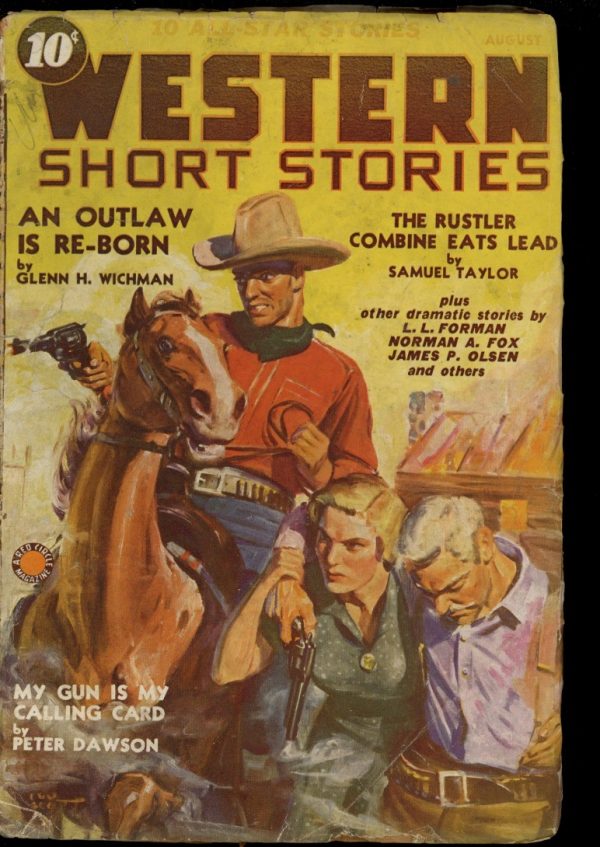 Western Short Stories - 08/39 - Condition: FA-G - Red Circle