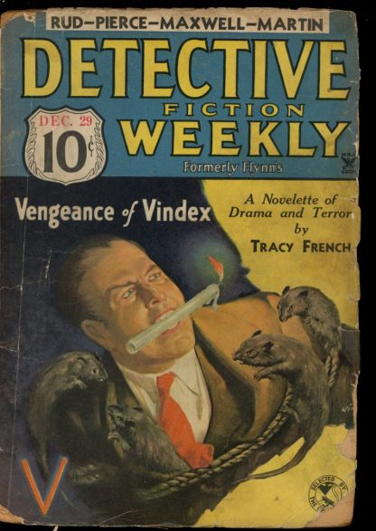 Detective Fiction Weekly - 12/29/34 - Condition: FA-G - Munsey