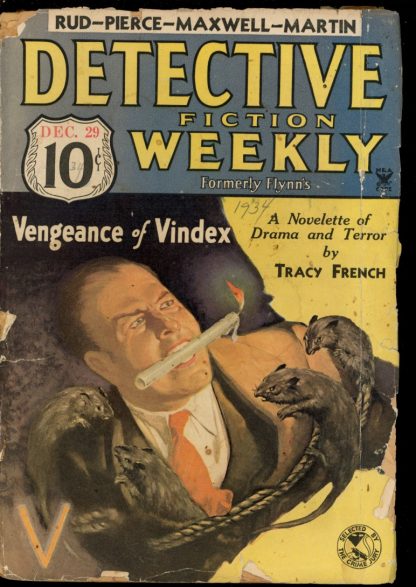 Detective Fiction Weekly - 12/29/34 - Condition: FA - Munsey