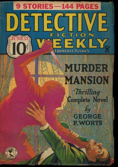 Detective Fiction Weekly - 06/15/35 - Condition: G-VG - Munsey