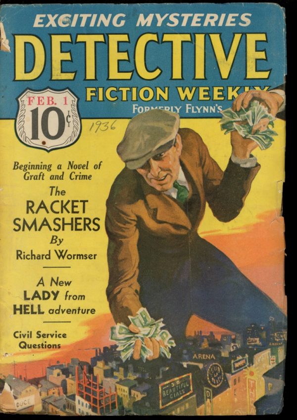 Detective Fiction Weekly - 02/01/36 - Condition: G - Munsey