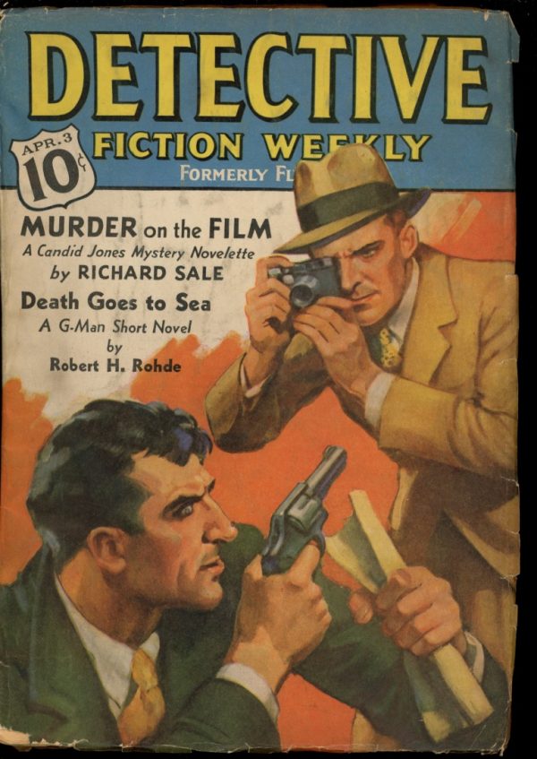 Detective Fiction Weekly - 04/03/37 - Condition: G-VG - Munsey