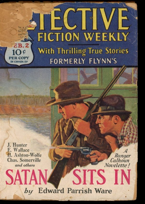 Detective Fiction Weekly - 02/02/29 - Condition: PR - Munsey