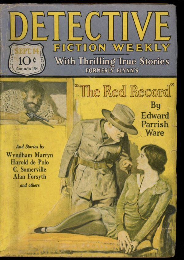Detective Fiction Weekly - 09/14/29 - Condition: G-VG - Munsey